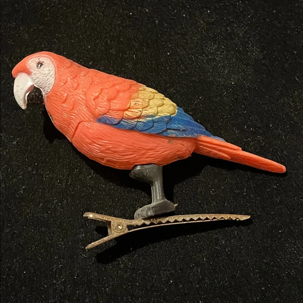 Colorful Bird Figurine Set for Pets